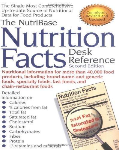 The Nutribase Nutrition Facts Desk Reference: Second