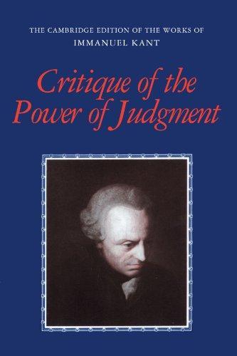 Critique of the Power of Judgment by kant immanuel|real author;guyer paul|editor and translator;matthews eric|translator-English-Cambridge University Press-Paperback