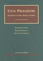 Civil Procedure : Materials For A Basic Course