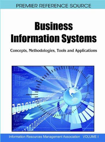 Business Information Systems: Concepts, Methodologies, Tools and Applications