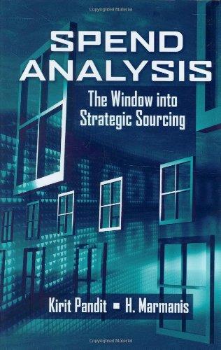 Spend Analysis: The Window Into Strategic Sourcing