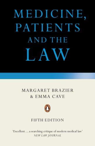 Medicine, Patients and the Law (French Edition)