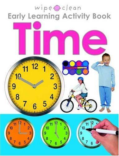Wipe Clean Early Learning Activity Book - Time 