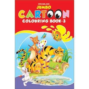 Jumbo Cartoon Colouring Book - 3