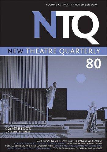 New Theatre Quarterly 80: Volume 20, Part 4 (v. 20) 