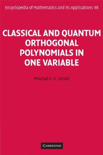 Classical and Quantum Orthogonal Polynomials in One Variable