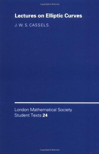 LMSST: 24 Lectures on Elliptic Curves