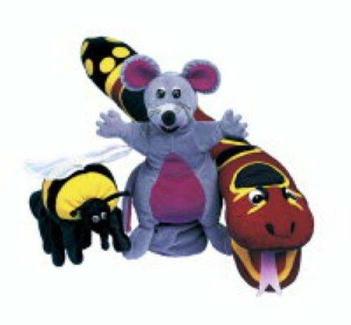 Jolly Phonics Puppets: set of 3 (Inky, Snake, Bee) (Mouse/Snake/Bee) 