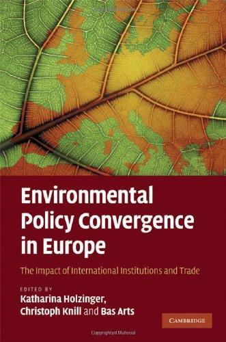 Environmental Policy Convergence in Europe: The Impact of International Institutions and Trade 