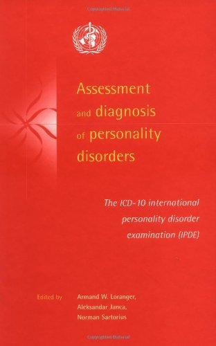 Assessment and Diagnosis of Personality Disorders: The ICD-10 International Personality Disorder Examination (IPDE) 