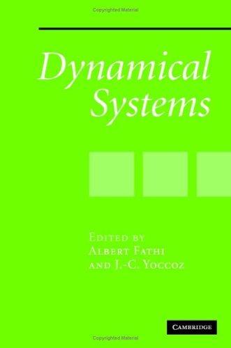 Dynamical Systems (London Mathematical Society St) 