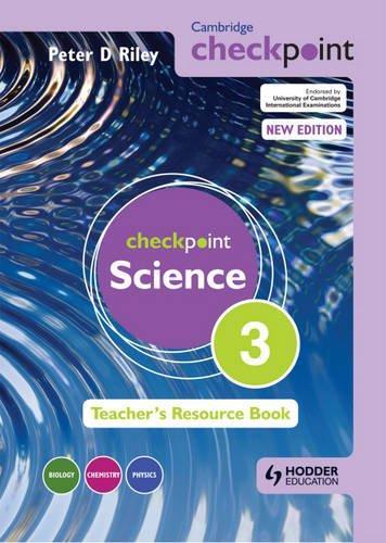 Cambridge Checkpoint Science. Teacher's Resource Book 3