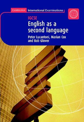 CIE : ENGLISH AS SECOND LANGUAGE IGCSE : 1C