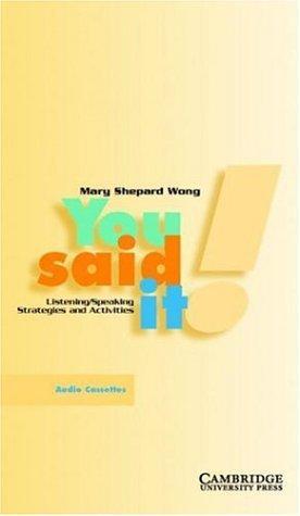 You Said It! Audio Cassette: Listening/Speaking Strategies and Activities (Phelps County Missouri Heritage) 