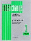 Interchange 3 Student's book: English for International Communication 