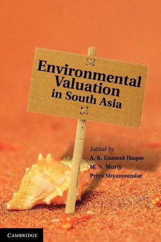 Environmental Valuation in South Asia 