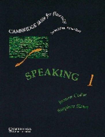 Speaking 1 Pre-intermediate Student's Book (Cambridge Skills for Fluency) 