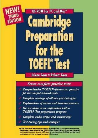 Cambridge Preparation for the TOEFL Test CD-ROM 