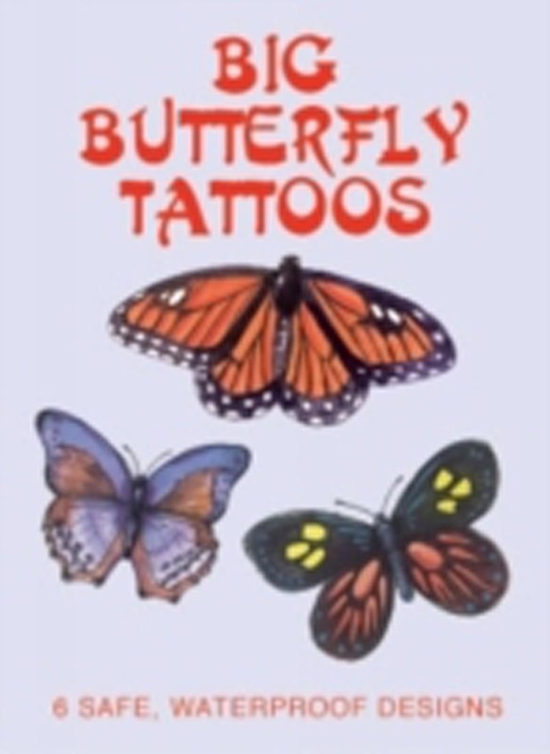 Big Butterfly Tattoos (Temporary Tattoos) (English)