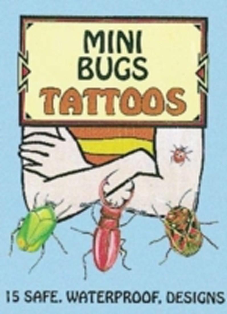 Mini Bugs Tattoos (Temporary Tattoos) (English)