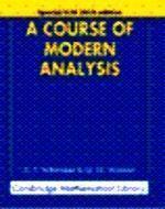 A Course of Modern Analysis ICM edition