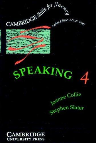 Speaking 4 Audio Cassette: Advanced (Cambridge Skills for Fluency) 