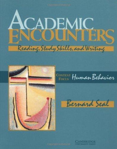 Academic Encounters: Human Behavior Student's Book