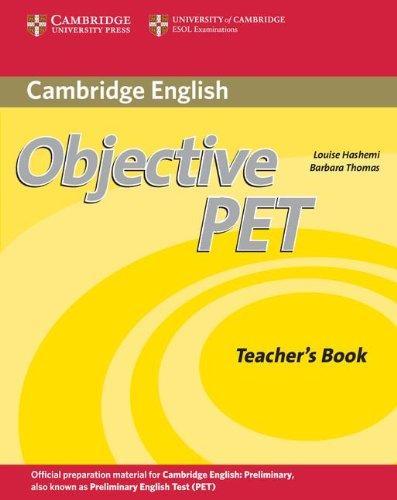 Objective PET Teacher's Book 