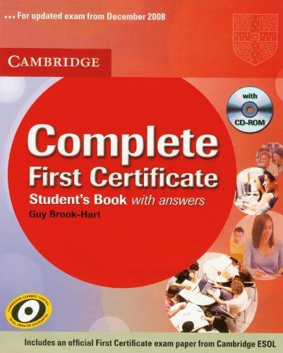 Complete First Certificate Student's Book with answers with CD-ROM 