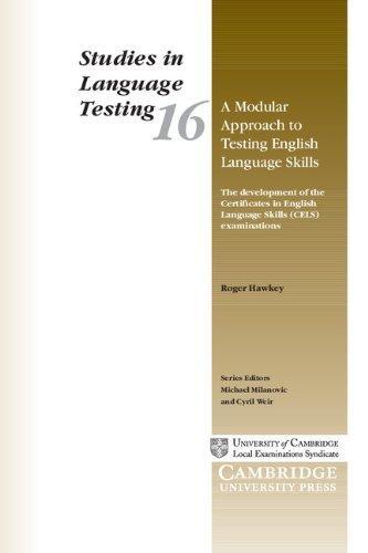 A Modular Approach to Testing English Language Skills: The Development of the Certificates in English (Studies in Language Testing) 