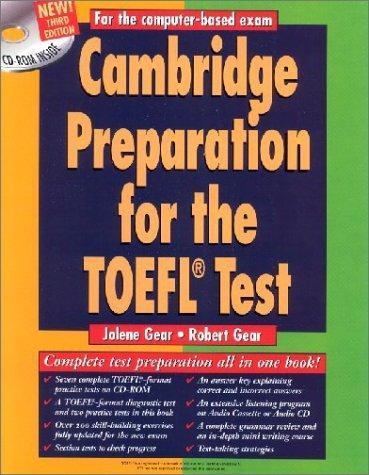 Cambridge Preparation for the TOEFL Test Book/CD-ROM/audio CD