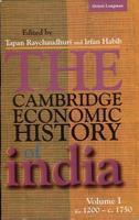 THE CAMBRIDGE ECONOMIC HISTORY OF INDIA VOL-1