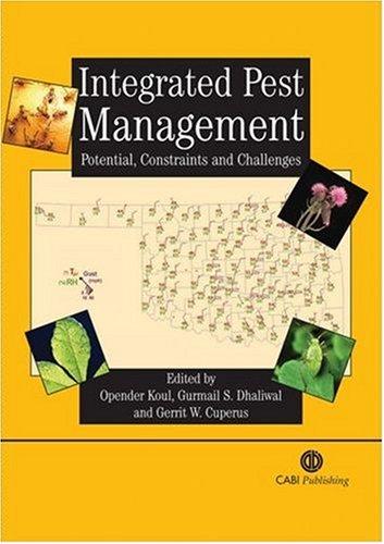 Integrated Pest Management: Potential, Constraints and Challenges