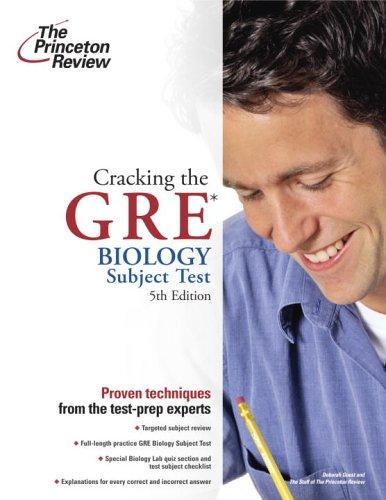 Cracking the GRE Biology Test, 5th Edition