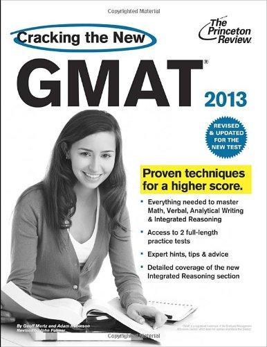 Cracking the New GMAT, 2013 Edition