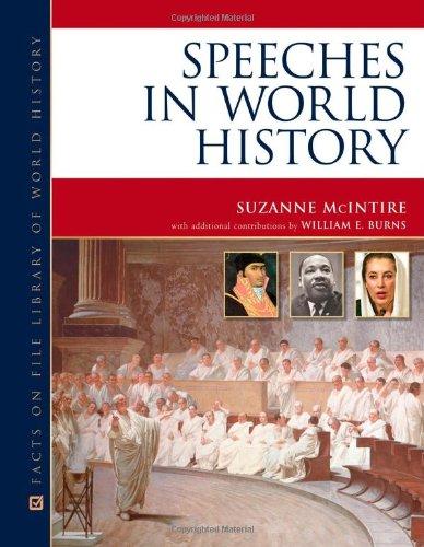 Speeches in World History (Facts on File Library of World History)