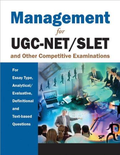 MANAGEMENT FOR UGC-NET/SLET AND OTHER COMPETITIVE EXAMINATION