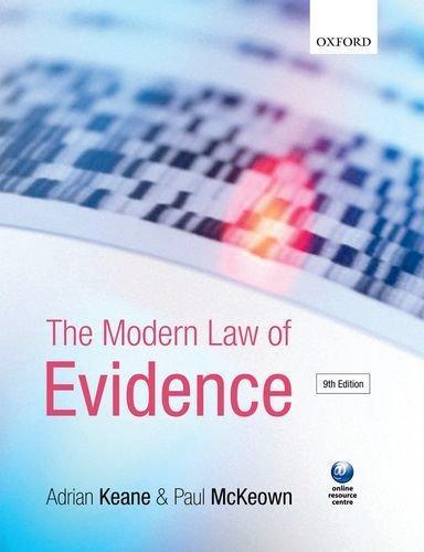 The Modern Law Of Evidence