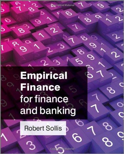 Empirical Finance for Finance and Banking 