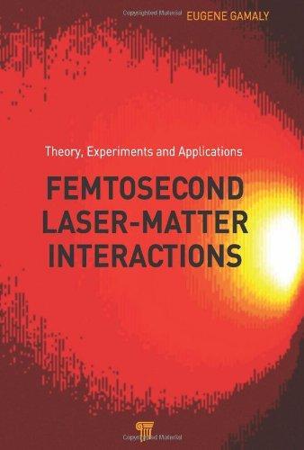 Femtosecond Laser-Matter Interactions: Theory, Experiments and Applications