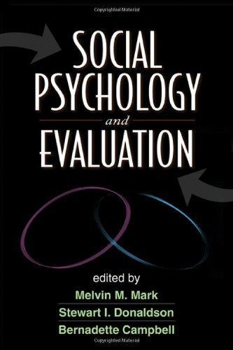 Social Psychology and Evaluation 