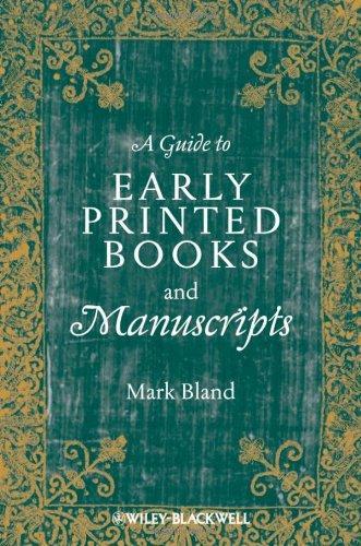 A Guide to Early Printed Books and Manuscripts 