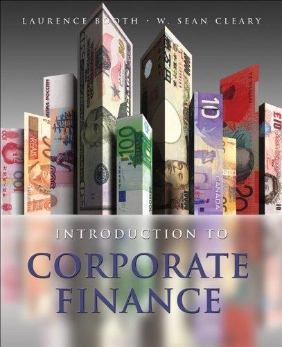 Introduction To Corporate Finance,: