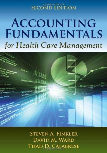 Accounting Fundamentals For Health Care Management