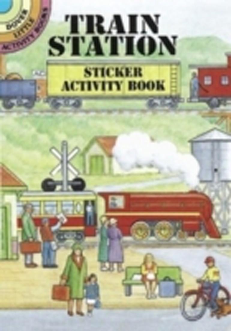 Train Station Sticker Activity Book (English)
