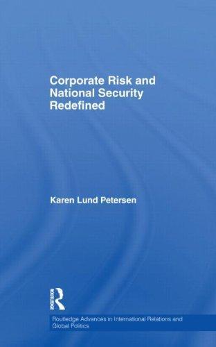 Corporate Risk and National Security Redefined (Routledge Advances in International Relations and Global Politics) 
