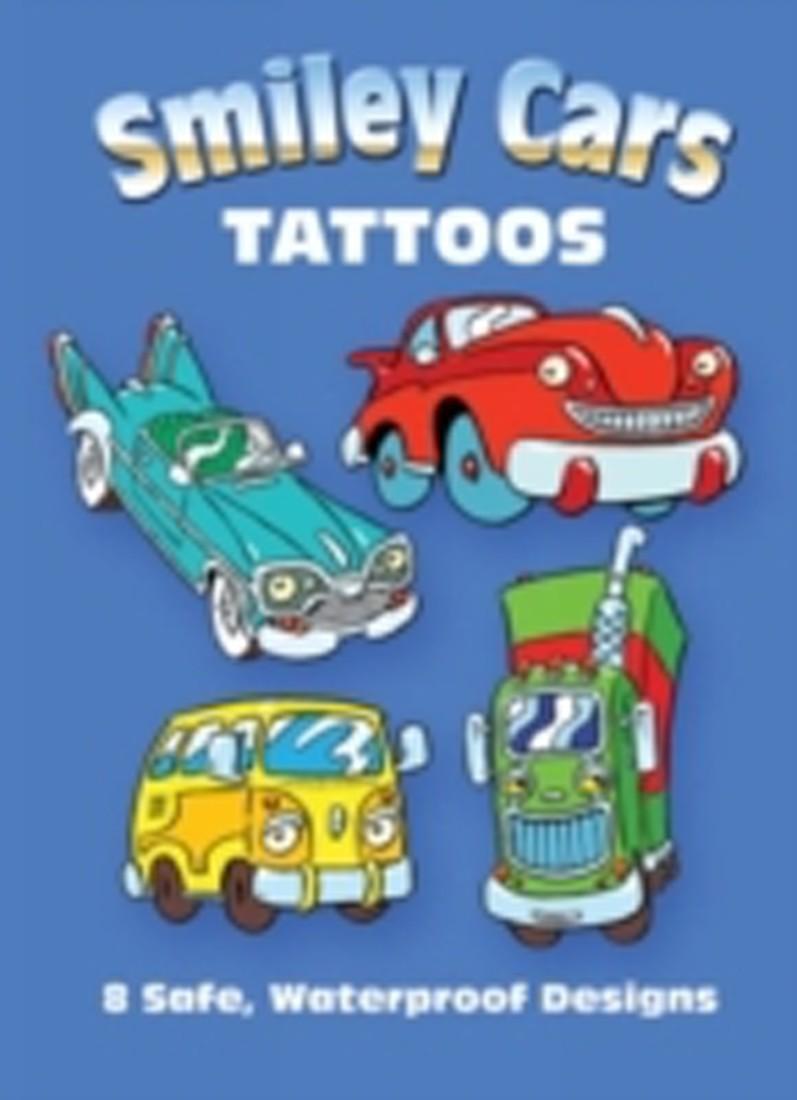 Smiley Cars Tattoos (Dover Tattoos) (English)