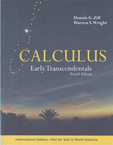  Calculus: Early Transcendentals International Version 