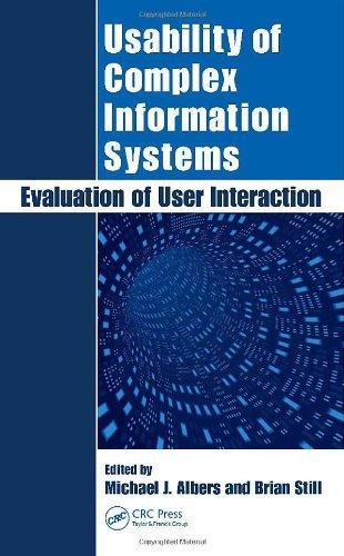 Usability of Complex Information Systems: Evaluation of User Interaction 