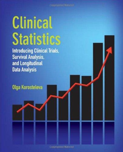 Clinical Statistics: Introducing Clinical Trials, Survival Analysis, and Longitudinal Data Analysis (Jones and Bartlett Series in Mathematics)